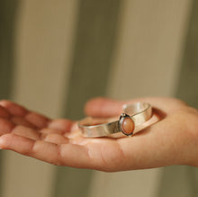 Load image into Gallery viewer, Coral Moonstone Cuff
