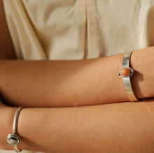 Load image into Gallery viewer, Coral Moonstone Cuff
