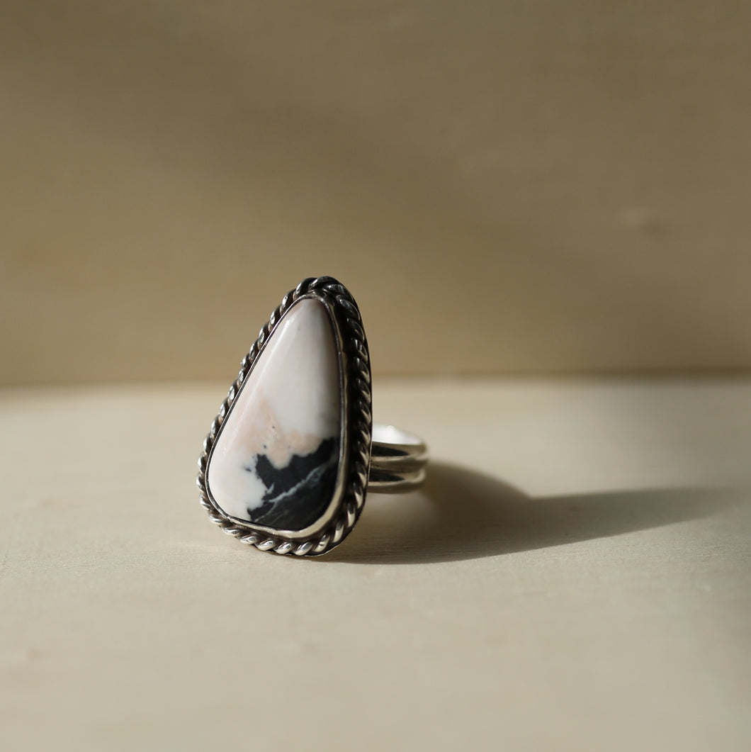 White Buffalo Statement Ring